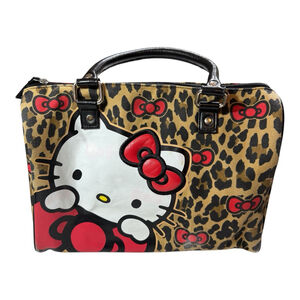 Loungefly Hello Kitty Leopard Print Shoulder Bag